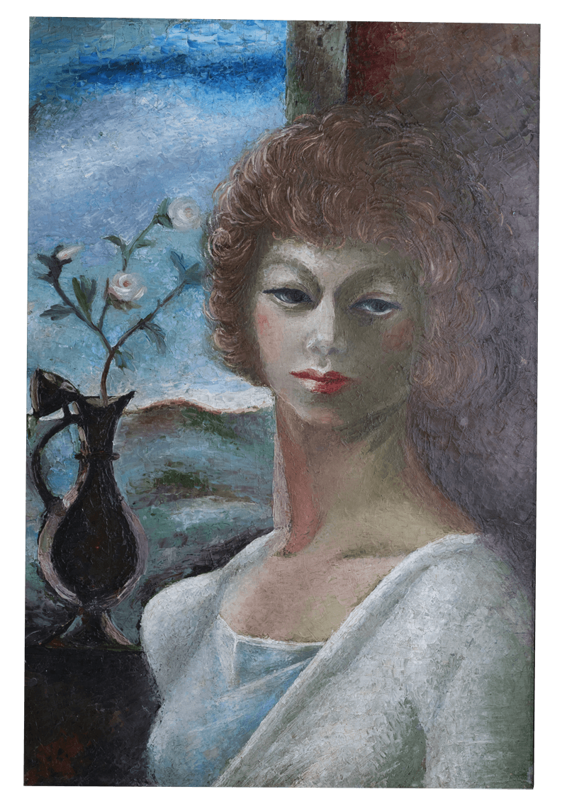 Маркова Валентина. “Автопортрет на фоне окна”