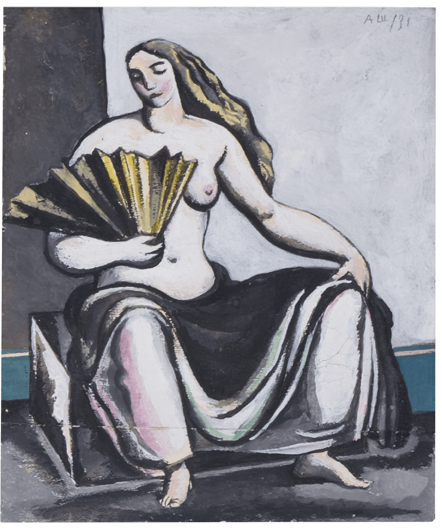 Шевченко Александр. “Женщина с веером”. 1931